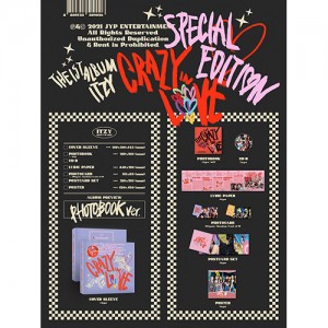 ITZY (있지) -  The 1st Album : CRAZY IN LOVE  Special Edition [PHOTOBOOK Ver.]