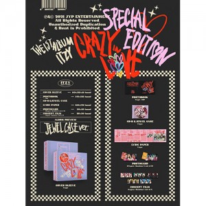 ITZY (있지) -  The 1st Album : CRAZY IN LOVE  Special Edition [JEWELCASE Ver.]