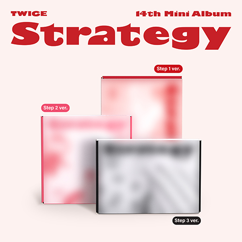 트와이스 (TWICE) - 미니앨범 14집 : STRATEGY [3종 중 1종 랜덤 발송]