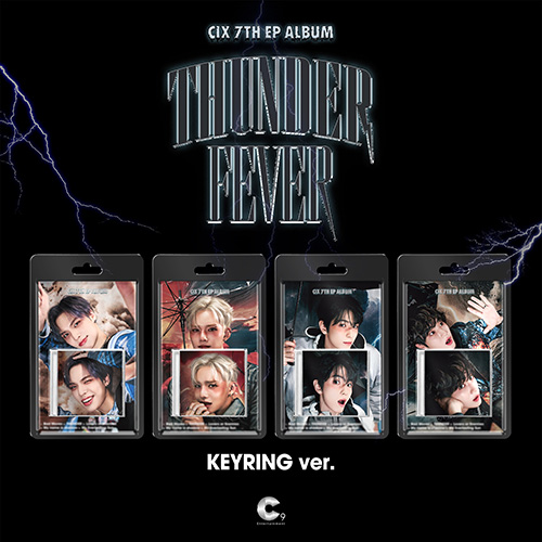 씨아이엑스 (CIX) - 미니앨범 7집 : THUNDER FEVER [Keyring Album][4종 중 1종 랜덤 발송]