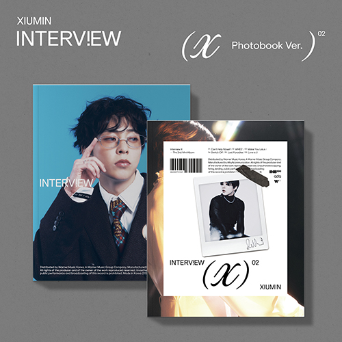 시우민 (XIUMIN) - Interview X [Photobook Ver.][2종 중 1종 랜덤 발송]