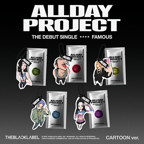 올데이 프로젝트 (ALLDAY PROJECT) - The Debut Single 'FAMOUS' [CARTOON ver.][5종 SET]