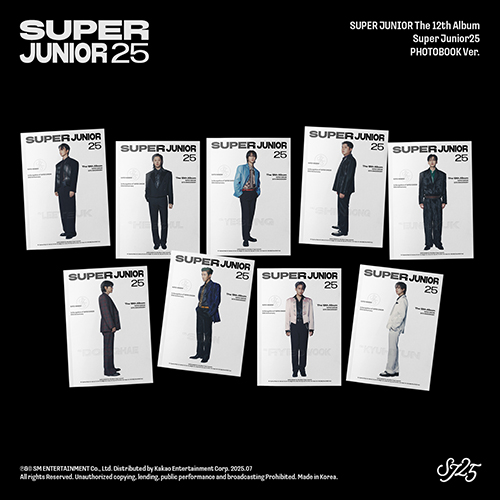 슈퍼주니어 (SUPER JUNIOR) - 12집 : Super Junior25 [PHOTOBOOK Ver.][9종 SET]