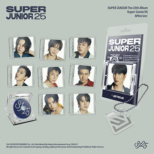 슈퍼주니어 (SUPER JUNIOR) - 12집 : Super Junior25 [SMini Ver.](스마트앨범) [9종 SET]