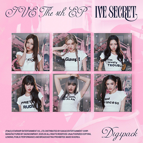 IVE (아이브) - THE 4th EP : IVE SECRET [Digipack Ver.][6종 중 1종 랜덤발송]