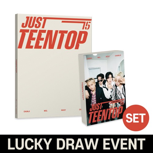 [LUCKY DRAW EVENT] 틴탑 (TEEN TOP) - Just 15, Just Teen Top [CD ver.+ MINI BOX ver.]