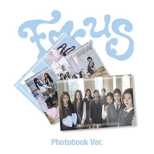 Hearts2Hearts (하츠투하츠) - 미니앨범 1집 : FOCUS [Photobook Ver.][3종 중 1종 랜덤 발송]