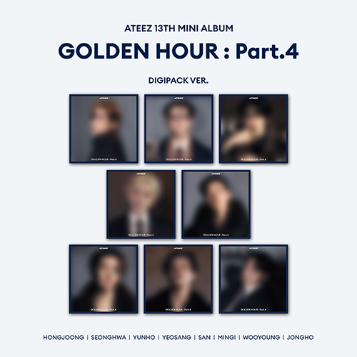 에이티즈 (ATEEZ) - GOLDEN HOUR : Part.4 [DIGIPACK VER.][8종 중 1종 랜덤 발송]