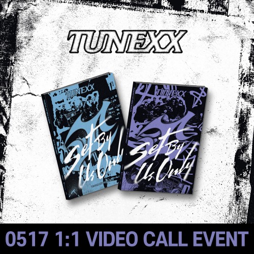 [0517 1:1 영상통화 사인회] TUNEXX (튜넥스) - 미니앨범 1집 : SET BY US ONLY [2종 중 1종 랜덤 발송]