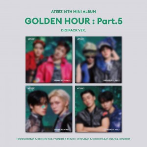 에이티즈 (ATEEZ) - 14TH MINI ALBUM GOLDEN HOUR : Part.5 [DIGIPACK UNIT VER.][4종 SET]