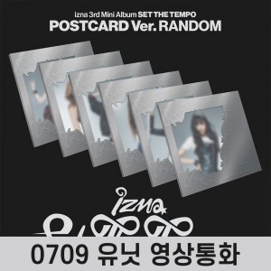 [0709 유닛 영상통화] izna (이즈나) - SET THE TEMPO [POSTCARD Ver.][6종 중 1종 랜덤 발송]