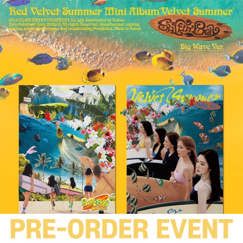 [특전 증정 이벤트] 레드벨벳 (Red Velvet) - 여름 미니앨범 : Velvet Summer [Big Wave Ver.][2종 중 1종 랜덤 발송]