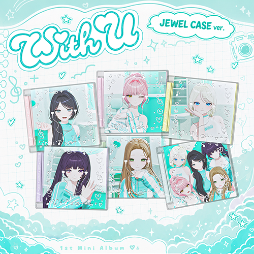 MW:MEU (뮤) - 미니 1집 With U (Jewel Case ver.) [6종 중 1종 랜덤 발송]